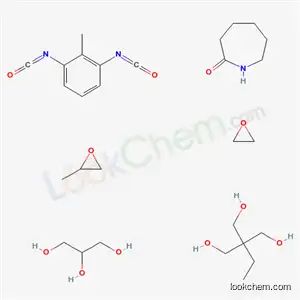 1,2,3-프로판트리올, 1,3-디이소시아네이토메틸벤젠, 2-에틸-2-(히드록시메틸)-1,3-프로판디올, 메틸옥시란 및 옥시란 중합체, 카프로락탐 차단