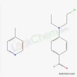 벤즈알데히드, 4-(2-클로로에틸)에틸아미노-, 4-메틸피리딘 중합체