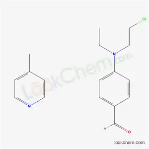 4-[N-(2-クロロエチル)-N-エチルアミノ]ベンズアルデヒド?4-メチルピリジン重縮合物