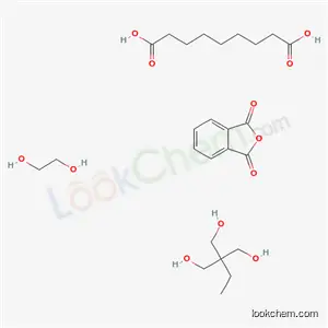 노난 디오 익산, 1,2- 에탄 디올, 2- 에틸 -2- (히드 록시 메틸) -1,3- 프로판 디올 및 1,3- 이소 벤조 푸란 디올과의 중합체