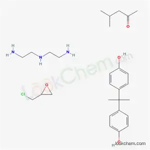 페놀, 4,4-(1-메틸에틸리덴)비스-, (클로로메틸)옥시란 중합체, 디에틸렌트리아민 및 4-메틸-2-펜타논과의 반응 생성물
