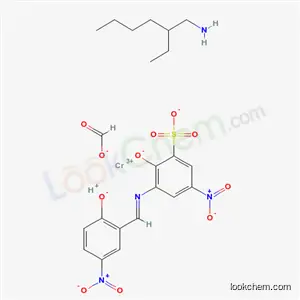 크로메이트(1-), (포르토-O)[2-하이드록시-3-[[(2-하이드록시-5-니트로페닐)메틸렌]아미노]-5-니트로벤젠설포나토(3-)]-, 수소, 화합물. 2-에틸-1-헥산아민(1:1) 포함