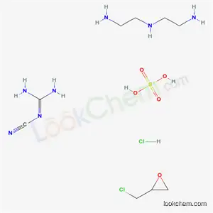 구아니딘, 시아 노-, N- (2- 아미노 에틸) -1,2- 에탄 디아민 및 (클로로 메틸) 옥시 란을 갖는 중합체, 황산 염산염