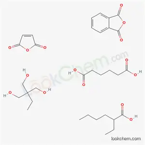 헥산디오산, 2-에틸-2-(히드록시메틸)-1,3-프로판디올, 2,5-푸란디온 및 1,3-이소벤조푸란디온 중합체, 2-에틸헥사노에이트