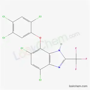 4,6-ジクロル-7-(2,4,5-トリクロルフェノキシ)-2-トリフルオルメチルベンズイミダゾール