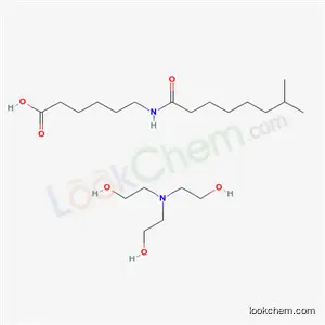 6-(이소노나노일아미노)헥산산, 2,2',2'-니트릴로트리에탄올(1:1)과의 화합물