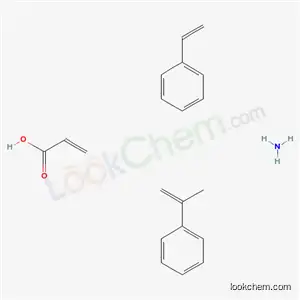 2-프로펜산, 에테닐벤젠 및 (1-메틸에테닐)벤젠 중합체, 암모늄염