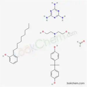 포름알데히드, 2,2'-이미노비스[에탄올], 4,4'-(1-메틸에틸리덴)비스[페놀], 노닐페놀 및 1,3,5-트리아진-2,4,6-트리아민 중합체