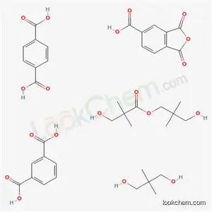 1,3-벤젠디카르복실산, 1,4-벤젠디카르복실산, 1,3-디히드로-1,3-디옥소-5-이소벤조푸란카르복실산, 2,2-디메틸-1,3-프로판디올 및 3-히드록시-2,2와의 중합체 ,3-디메틸프로필 2,2-히드록시-XNUMX-디메틸프로파노에이트