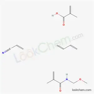 2-프로펜산, 2-메틸-, 1,3-부타디엔 중합체, N-(메톡시메틸)-2-메틸-2-프로펜아미드 및 2-프로펜니트릴