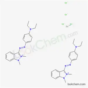 비스[3-[[4-(디에틸아미노)페닐]아조]-1,2-디메틸-1H-인다졸륨] 테트라클로로아연산염
