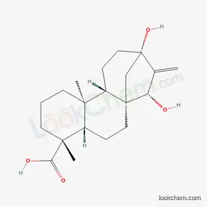 (5beta,8alpha,9beta,10alpha,13alpha,15alpha)-13,15-dihydroxykaur-16-en-18-oic acid