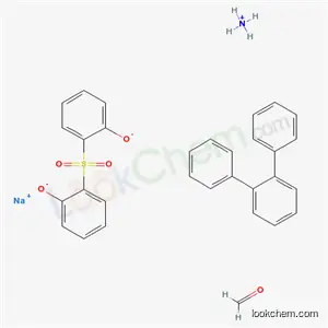 포름알데히드, 설폰화된 터페닐 및 설포닐비스[페놀] 중합체, 암모늄 나트륨 염