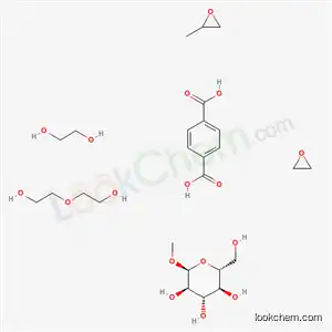 α-D-글루코피라노시드, 메틸, 1,4-벤젠디카르복실산, 1,2-에탄디올, 메틸옥시란, 옥시란 및 2,2'-옥시비스[에탄올] 중합체