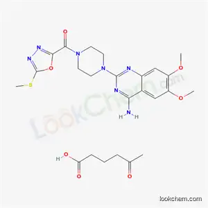 Molecular Structure of 76798-65-7 (tiodazosin levulinate)