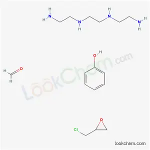 포름알데히드, N,N'-비스(2-아미노에틸)-1,2-에탄디아민, (클로로메틸)옥시란 및 페놀 중합체