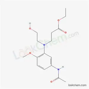 에틸 N-[5-(아세틸아미노)-2-메톡시페닐]-N-(2-히드록시에틸)-베타-알라니네이트
