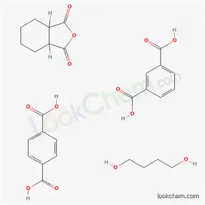1,3-벤젠디카르복실산, 1,4-벤젠디카르복실산, 1,4-부탄디올 및 헥사히드로-1,3-이소벤조푸란디온 중합체