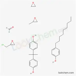 포름알데히드, (클로로메틸)옥시란 중합체, 4,4-(1-메틸에틸리덴)비스페놀, 메틸옥시란, 4-노닐페놀 및 옥시란