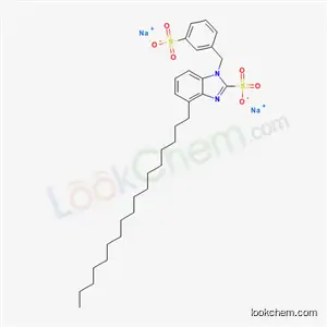 디소듐 2-헵타데실-1-[(3-설포네이토페닐)메틸]-1H-벤즈이미다졸설포네이트