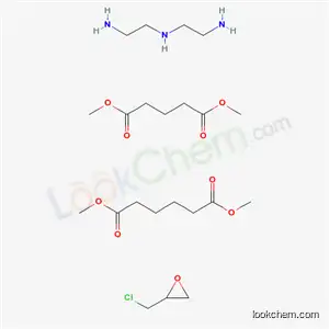 헥산디오산, 디메틸 에스테르, N-(2-아미노에틸)-1,2-에탄디아민, (클로로메틸)옥시란 및 디메틸 펜탄디오에이트와의 중합체