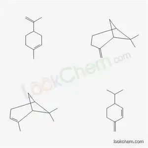 비시클로3.1.1헵트-2-엔, 2,6,6-트리메틸-, 6,6-디메틸-2-메틸렌비시클로3.1.1헵탄, 3-메틸렌-6-(1-메틸에틸)시클로헥센 및 1-메틸-과의 중합체 4-(1-메틸에테닐)사이클로헥센