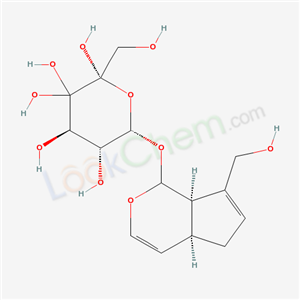 (2R,4R,5R,6S)-2-(hydroxymethyl)-6-{[(4aS,7aR)-7-(hydroxymethyl)-1,4a,5,7a-tetrahydrocyclopenta[c]pyran-1-yl]oxy}dihydro-2H-pyran-2,3,3,4,5(4H)-pentol (non-preferred name)