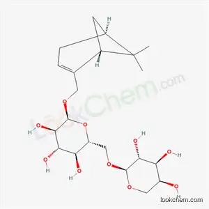 [(1R,5S)-6,6-dimethylbicyclo[3.1.1]hept-2-en-2-yl]methyl 6-O-alpha-L-arabinopyranosyl-alpha-D-glucopyranoside