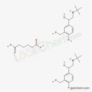 hexanedioic acid - 4-[2-(tert-butylamino)-1-hydroxyethyl]-2-(hydroxymethyl)phenol (1:2)