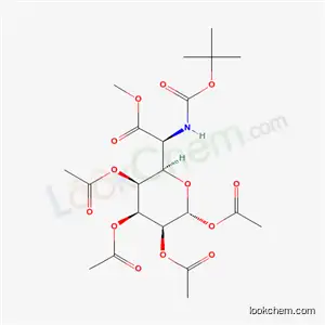 methyl 1,2,3,4-tetra-O-acetyl-6-[(tert-butoxycarbonyl)amino]-6-deoxy-D-glycero-alpha-D-talo-heptopyranuronate