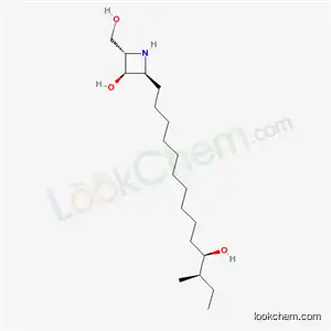 Molecular Structure of 135574-62-8 ((2S,3R,4S)-2-(hydroxymethyl)-4-[(11R,12R)-11-hydroxy-12-methyltetradecyl]azetidin-3-ol)