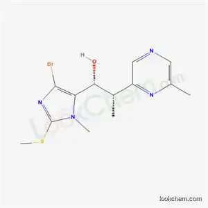 (1R,2S)-1-[4-bromo-1-methyl-2-(methylsulfanyl)-1H-imidazol-5-yl]-2-(6-methylpyrazin-2-yl)propan-1-ol
