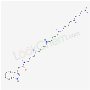 N-(20-amino-4,8,12,17-tetraazaicos-1-yl)-2-(1H-indol-3-yl)acetamide