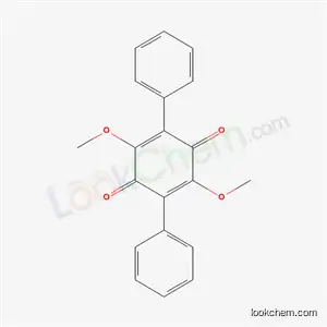 Molecular Structure of 55458-24-7 (2,5-dimethoxy-3,6-diphenylcyclohexa-2,5-diene-1,4-dione)