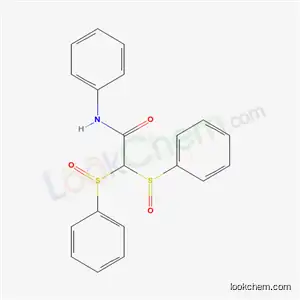 Molecular Structure of 100749-49-3 (N-phenyl-2,2-bis(phenylsulfinyl)acetamide)