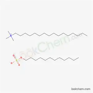 Molecular Structure of 38844-00-7 (N,N,N-trimethylhexadecan-1-aminium dodecyl sulfate)