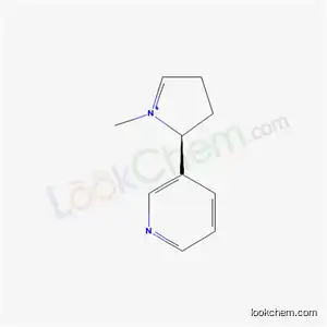 Molecular Structure of 42459-13-2 ((2S)-1-methyl-2-(pyridin-3-yl)-3,4-dihydro-2H-pyrrolium)