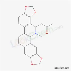 Molecular Structure of 37687-34-6 (6-Acetonyldihydrosanguinarine)