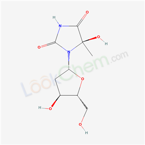 2,4-Imidazolidinedione,1-(2-deoxy-β-Derythro-pentofuranosyl)-5-hydroxy-5-methyl-,(R)-