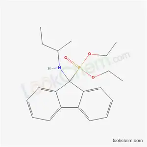 Molecular Structure of 62614-10-2 (diethyl [9-(butan-2-ylamino)-9H-fluoren-9-yl]phosphonate)