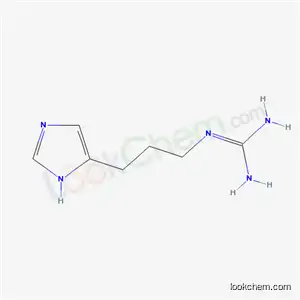Molecular Structure of 46129-28-6 (3-(4(5)-imidazolyl)propylguanidine)