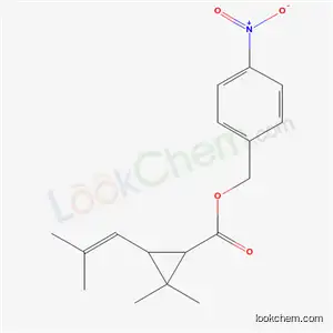 Molecular Structure of 50907-07-8 (4-nitrobenzyl 2,2-dimethyl-3-(2-methylprop-1-en-1-yl)cyclopropanecarboxylate)