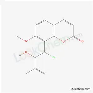 8-(1-Chloro-2-hydroxy-3-methylbut-3-enyl)-7-methoxycoumarin