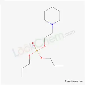 Molecular Structure of 17875-14-8 (Phosphoric acid 2-piperidinoethyldipropyl ester)