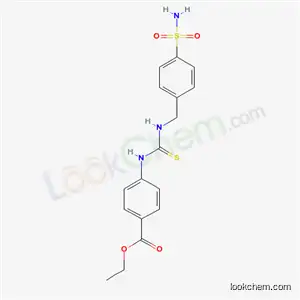 4-[3-(4-Sulfamoyl-benzyl)-thioureido]-benzoic acid ethyl ester