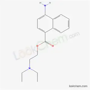 Molecular Structure of 550-34-5 (2-(diethylamino)ethyl 4-aminonaphthalene-1-carboxylate)