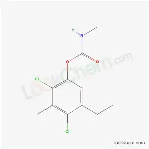 Molecular Structure of 672-06-0 (2,4-dichloro-5-ethyl-3-methylphenyl methylcarbamate)