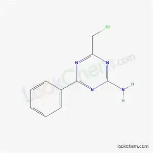 Molecular Structure of 1853-96-9 (4-(chloromethyl)-6-phenyl-1,3,5-triazin-2-amine)