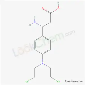 Molecular Structure of 1952-98-3 (β-Amino-4-[bis(2-chloroethyl)amino]benzenepropanoic acid)