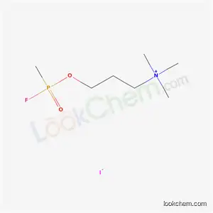 Molecular Structure of 1978-17-2 (3-{[fluoro(methyl)phosphoryl]oxy}-N,N,N-trimethylpropan-1-aminium iodide)